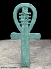 Load image into Gallery viewer, History Egyptian Ankh Artifact Sculpture Statue 9" Tall www.Neo-Mfg.com wall plaque museum replica j22