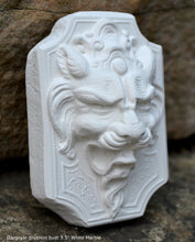 Load image into Gallery viewer, Gargoyle gryphon bust Sculpture wall plaque www.Neo-Mfg.com 3.5" home decor