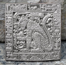 Load image into Gallery viewer, Aztec Mayan Jaguar Balam Cat sculpture Wall plaque carving 6" www.Neo-Mfg.com
