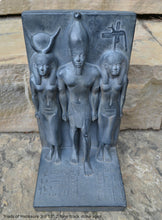 Load image into Gallery viewer, Egyptian Triads of Menkaure mycerinus 3rd Sculpture statue museum reproduction art 13" www.Neo-Mfg.com home decor Museum Reproduction