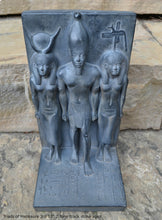 Load image into Gallery viewer, Egyptian Triads of Menkaure mycerinus 3rd Sculpture statue museum reproduction art 13" www.Neo-Mfg.com home decor Museum Reproduction