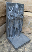 Load image into Gallery viewer, Egyptian Triads of Menkaure mycerinus 3rd Sculpture statue museum reproduction art 13" www.Neo-Mfg.com home decor Museum Reproduction