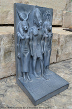 Load image into Gallery viewer, Egyptian Triads of Menkaure mycerinus 3rd Sculpture statue museum reproduction art 13" www.Neo-Mfg.com home decor Museum Reproduction