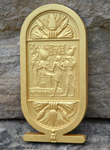 Load image into Gallery viewer, Egyptian Cartouche shenu Artifact Carved Sculpture Statue 8" ww.Neo-Mfg.com Home decor k31