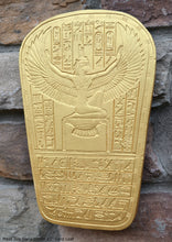 Load image into Gallery viewer, History Egyptian Maat Isis Stela Plaque Coffin Artifact Sculpture 11" www.Neo-Mfg.com home decor g19 j32