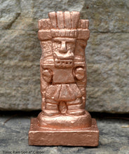 Load image into Gallery viewer, Aztec Mayan Tlaloc Rain God Artifact Carved Sculpture Statue mini www.Neo-Mfg.com Tlāloc