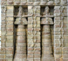 Load image into Gallery viewer, Assyrian Persian facade Ianna Temple King Kara-indas Uruk Persepolis relief sculpture ancient replica Sculpture www.Neo-Mfg.com 7" b3