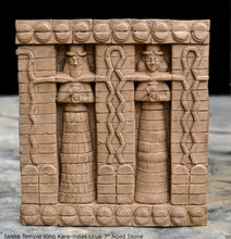 Load image into Gallery viewer, Assyrian Persian facade Ianna Temple King Kara-indas Uruk Persepolis relief sculpture ancient replica Sculpture www.Neo-Mfg.com 7" b3