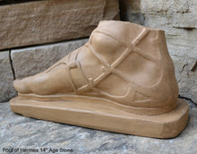 Load image into Gallery viewer, Roman Greek Foot of Hermes sculpture relief 14" www.Neo-Mfg.com