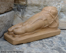 Load image into Gallery viewer, Roman Greek Foot of Hermes sculpture relief 14" www.Neo-Mfg.com