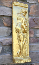 Load image into Gallery viewer, Roman Greek Carved nymph Fountain of Innocents Danaides of Argos Bowl Figure Sculptural Wall frieze plaque relief www.Neo-Mfg.com 22"