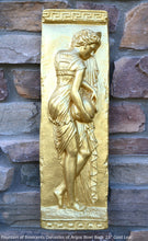 Load image into Gallery viewer, Roman Greek Carved nymph Fountain of Innocents Danaides of Argos Bowl Figure Sculptural Wall frieze plaque relief www.Neo-Mfg.com 22"