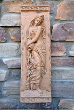 Load image into Gallery viewer, Roman Greek Carved nymph Fountain of Innocents Danaides of Argos Water Figure Sculptural Wall frieze plaque relief www.Neo-Mfg.com 22" #1