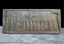 Load image into Gallery viewer, Assyrian Persian Behistun Inscription Darius the Great art Sculpture wall plaque relief 14" www.Neo-Mfg.com L10