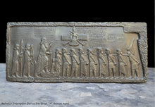 Load image into Gallery viewer, Assyrian Persian Behistun Inscription Darius the Great art Sculpture wall plaque relief 14" www.Neo-Mfg.com L10