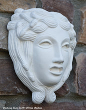 Load image into Gallery viewer, Roman Greek Medusa bust Sculptural wall relief plaque www.Neo-Mfg.com 8.25"