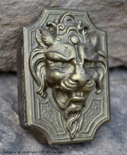 Load image into Gallery viewer, Gargoyle gryphon bust Sculpture wall plaque www.Neo-Mfg.com 3.5" home decor