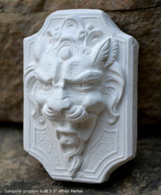 Load image into Gallery viewer, Gargoyle gryphon bust Sculpture wall plaque www.Neo-Mfg.com 3.5" home decor