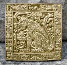 Load image into Gallery viewer, Aztec Mayan Jaguar Balam Cat sculpture Wall plaque carving 6" www.Neo-Mfg.com