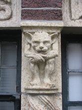 Load image into Gallery viewer, Gargoyle Irving NYC wall Shelf corbel Grotesque goblin sculpture www.NEO-MFG.com 14" Medieval