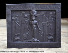 Load image into Gallery viewer, History Egyptian Metternich Stele Magic Stela Sculptural wall relief www.Neo-Mfg.com 8.25" g11
