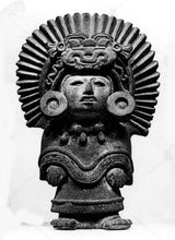 Load image into Gallery viewer, Aztec Inca Zapotec Idol ceremonial mask sculpture wall plaque art www.neo-mfg.com 8" home garden decor n8