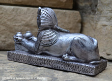 Load image into Gallery viewer, Egyptian SPHINX of Amenhotep III Artifact Carved Sculpture Statue 7" ww.Neo-Mfg.com Home decor