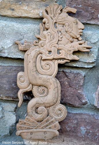 History Aztec Maya Mesoamerica Yaxchilán Vision Serpent Sculpture Statue www.Neo-Mfg.com 11