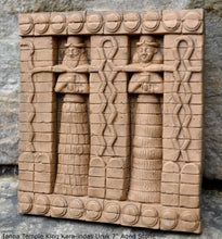 Load image into Gallery viewer, Assyrian Persian facade Ianna Temple King Kara-indas Uruk Persepolis relief sculpture ancient replica Sculpture www.Neo-Mfg.com 7" b3