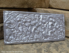 Load image into Gallery viewer, Faun Harvest Pan goddess dancing feast of Bacchus Dionysus-Bacchanalia wall Sculpture www.Neo-Mfg.com 18" alter satyr wica