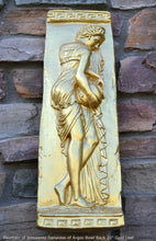 Load image into Gallery viewer, Roman Greek Carved nymph Fountain of Innocents Danaides of Argos Bowl Figure Sculptural Wall frieze plaque relief www.Neo-Mfg.com 22"