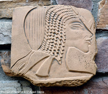 Load image into Gallery viewer, History Egyptian Portrait of Nefertiti sculpture plaque relief 9.5" www.Neo-Mfg.com Museum Replica m2