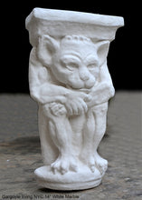 Load image into Gallery viewer, Gargoyle Irving NYC wall Shelf corbel Grotesque goblin sculpture www.NEO-MFG.com 14" Medieval