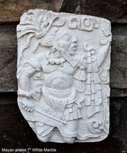 Load image into Gallery viewer, Aztec Maya Mesoamerica Priest plaque wall Sculpture relief www.Neo-Mfg.com 7" k24
