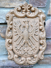 Load image into Gallery viewer, Coat Arms Griffin Crown Eagle wall sculpture plaque www.NEO-MFG.com 13.75"