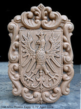 Load image into Gallery viewer, Coat Arms Griffin Crown Eagle wall sculpture plaque www.NEO-MFG.com 13.75"