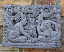 Load image into Gallery viewer, Aztec Mayan Itzamnaah Ixchel Itzamná sculpture Artifact Carved Sculpture Statue 11" www.Neo-Mfg.com wall plaque relief m6