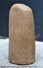 Load image into Gallery viewer, Babylon law code of Hammurabi Fragment Sculptural wall relief plaque www.Neo-Mfg.com 6.5"