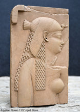 Load image into Gallery viewer, History Egyptian Queen Sculptural wall relief plaque www.Neo-Mfg.com 7.25" b30