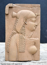 Load image into Gallery viewer, History Egyptian Queen Sculptural wall relief plaque www.Neo-Mfg.com 7.25" b30