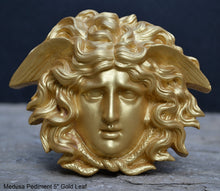 Load image into Gallery viewer, Medusa Gorgon bust Sculpture wall plaque www.Neo-Mfg.com 5" home decor Museum Reproduction