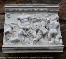 Load image into Gallery viewer, Roman Greek Zeus & Porphyrion, Gigantomachy Frieze, Pergamon Altar, East Artifact Carved Sculpture Statue 10" www.Neo-Mfg.com Museum d9