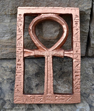 Load image into Gallery viewer, Egyptian Senebef Ankh Sculpture carving wall plaque 9" www.Neo-Mfg.com home decor d28