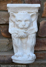 Load image into Gallery viewer, Gargoyle Irving NYC wall Shelf corbel Grotesque goblin sculpture www.NEO-MFG.com 14" Medieval