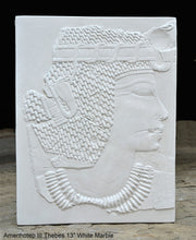 Load image into Gallery viewer, History Egyptian Amenhotep III Thebes carving wall plaque relief freize 13" www.Neo-Mfg.com Museum Replica