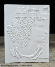 Load image into Gallery viewer, History Egyptian Amenhotep III Thebes carving wall plaque relief freize 13" www.Neo-Mfg.com Museum Replica