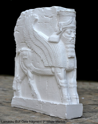 Historical Assyrian Lamassu Persian winged bull Guardian of Persepolis relief sculpture ancient replica Sculpture www.Neo-Mfg.com 9