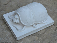 Load image into Gallery viewer, Egyptian Scarab beetle Sculpture Statue 7.75" www.Neo-Mfg.com wall or table