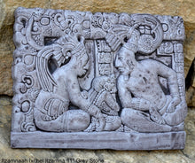 Load image into Gallery viewer, Aztec Mayan Itzamnaah Ixchel Itzamná sculpture Artifact Carved Sculpture Statue 11" www.Neo-Mfg.com wall plaque relief m6