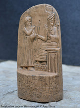 Load image into Gallery viewer, Babylon law code of Hammurabi Fragment Sculptural wall relief plaque www.Neo-Mfg.com 6.5"